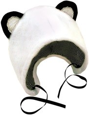 fleece panda hat